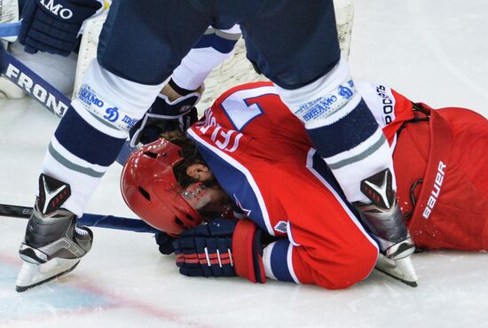 Ice hockey. KHL. CSKA vs. Dynamo