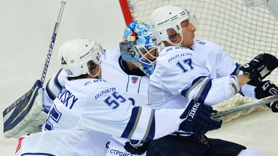Ice hockey. KHL. CSKA vs. Dynamo