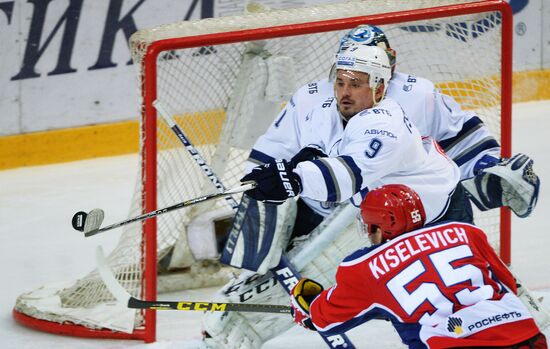 Ice hockey. KHL. CSKA vs. Dynamo