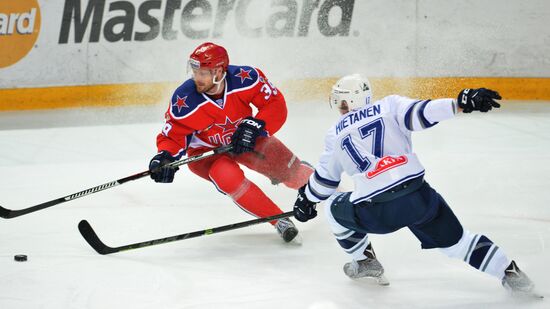 Ice hockey. KHL. CSKA vs. Dynamo