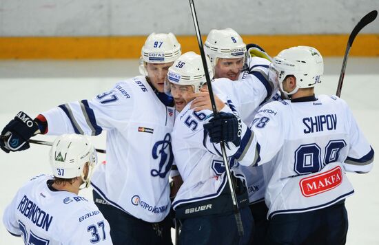 Ice hockey. KHL. CSKA vs. Dynamo