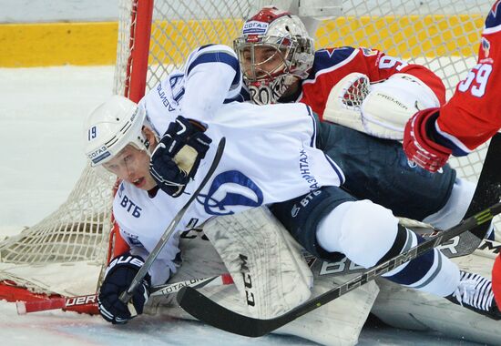 Ice hockey. KHL. CSKA vs. Dynamo