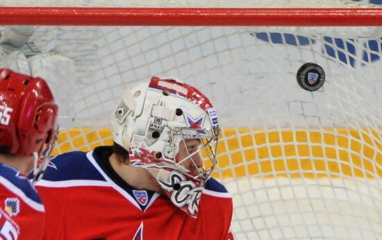 Ice hockey. KHL. CSKA vs. Dynamo