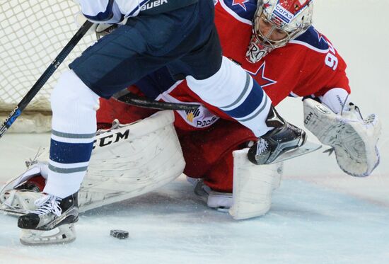 Ice hockey. KHL. CSKA vs. Dynamo