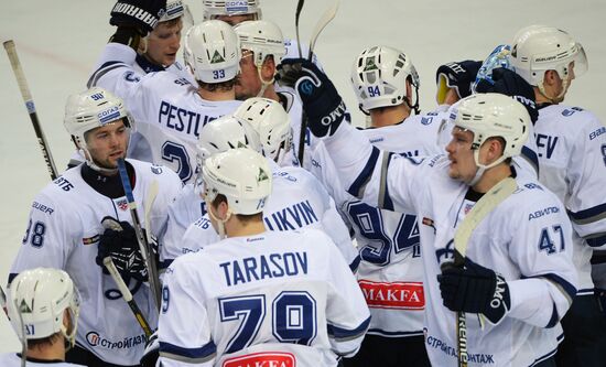 Ice hockey. KHL. CSKA vs. Dynamo