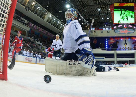 Ice hockey. KHL. CSKA vs. Dynamo