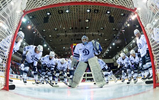 Ice hockey. KHL. CSKA vs. Dynamo