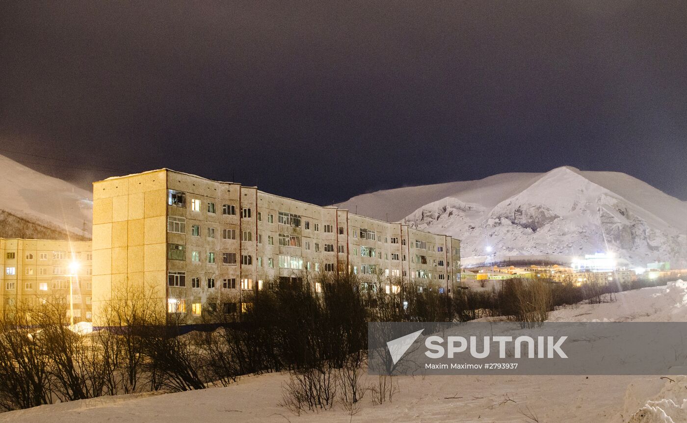 Avalanching in Murmansk Region