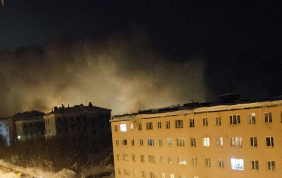 Avalanching in Murmansk Region