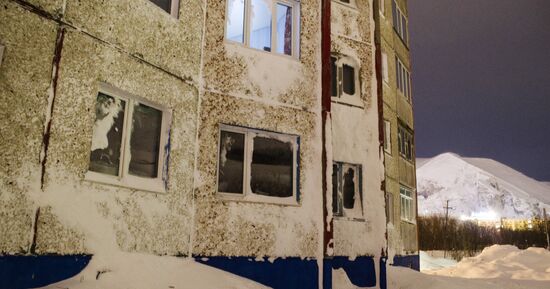 Avalanching in Murmansk Region