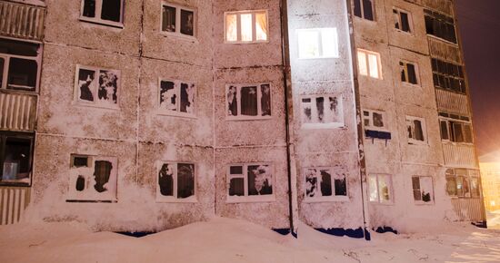 Avalanching in Murmansk Region