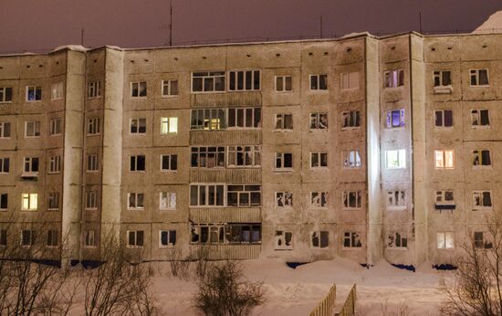 Avalanching in Murmansk Region