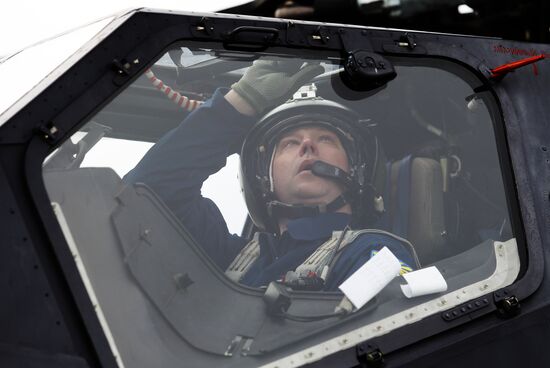 Army aviation helicopters on training mission