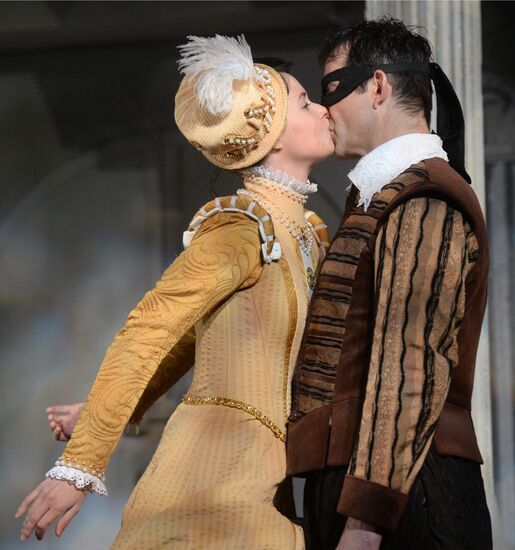 Dress rehearsal of premiere play Don Giovanni in Yermolova Theater