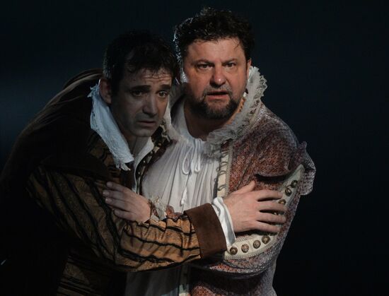 Dress rehearsal of premiere play Don Giovanni in Yermolova Theater