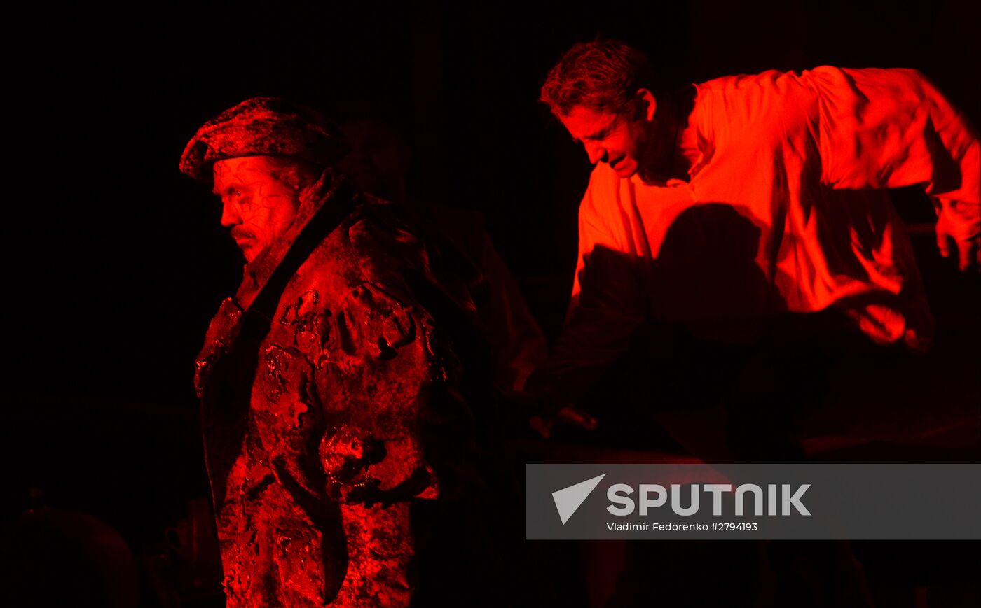 Dress rehearsal of premiere play Don Giovanni in Yermolova Theater