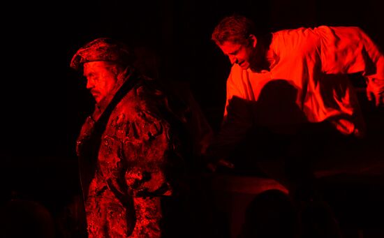 Dress rehearsal of premiere play Don Giovanni in Yermolova Theater