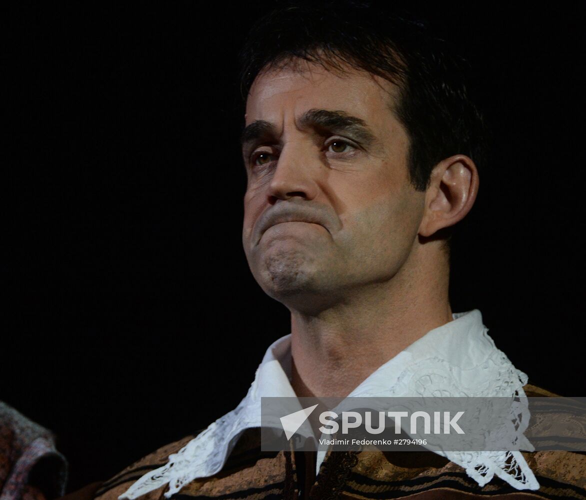 Dress rehearsal of premiere play Don Giovanni in Yermolova Theater