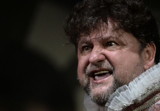 Dress rehearsal of premiere play "Don Giovanni" in Yermolova Theater