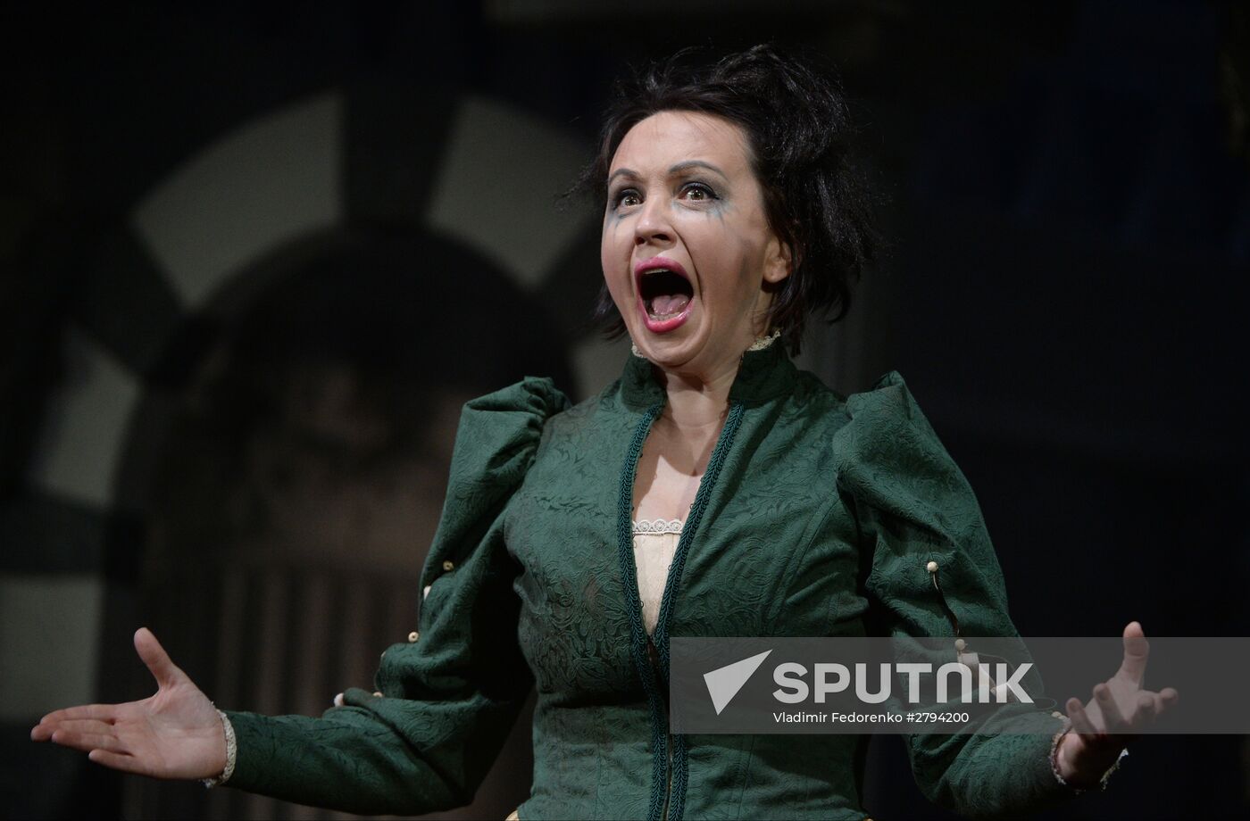 Dress rehearsal of premiere play Don Giovanni in Yermolova Theater