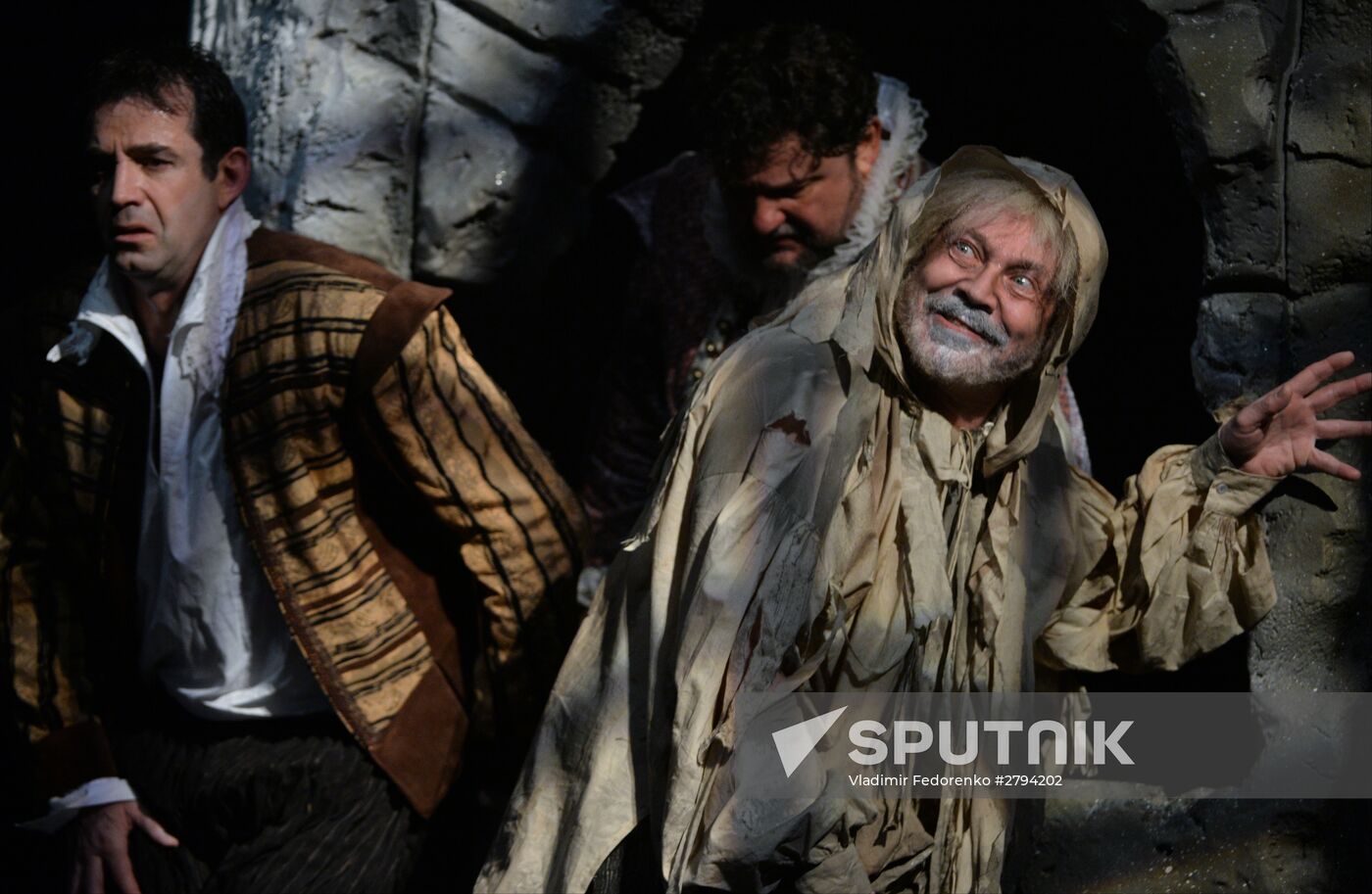 Dress rehearsal of premiere play Don Giovanni in Yermolova Theater
