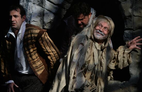Dress rehearsal of premiere play Don Giovanni in Yermolova Theater