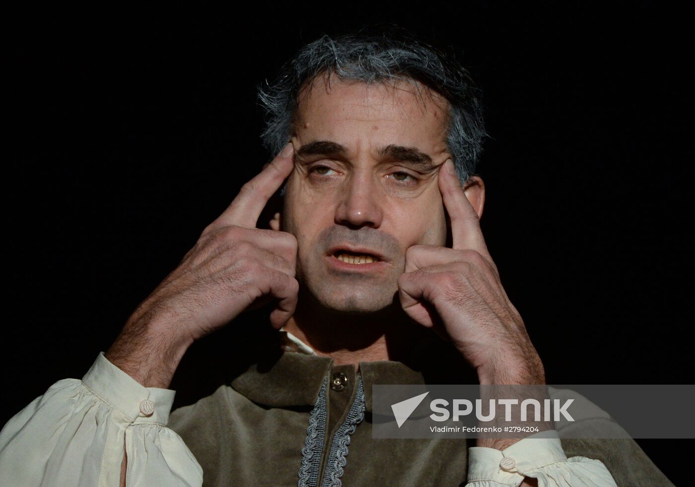 Dress rehearsal of premiere play "Don Giovanni" in Yermolova Theater