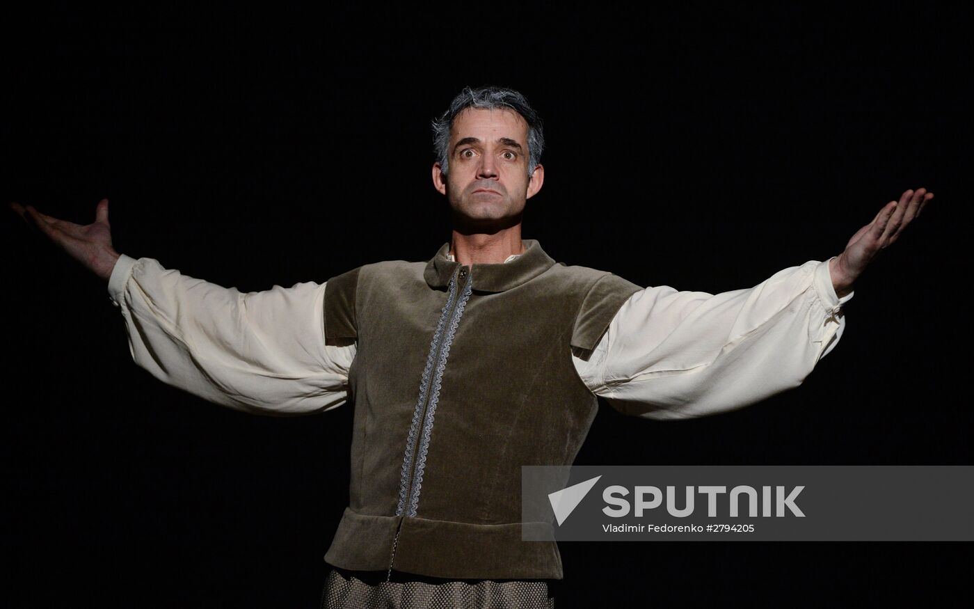 Dress rehearsal of premiere play "Don Giovanni" in Yermolova Theater