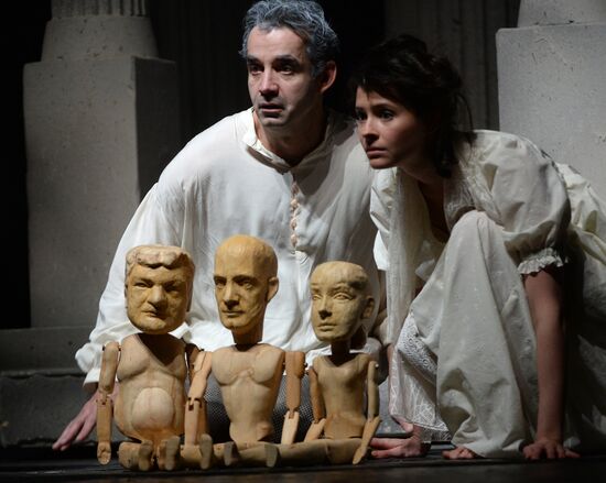 Dress rehearsal of premiere play "Don Giovanni" in Yermolova Theater