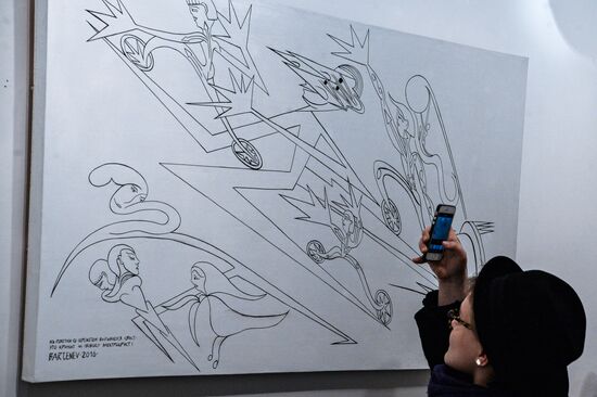 Opening of Andrei Bertenev's exhibition "Electrodrist"