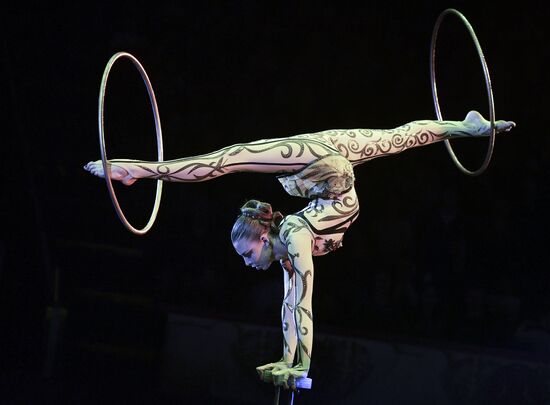 Premiere of new program "Bravo" at Moscow Nikulin's Circus