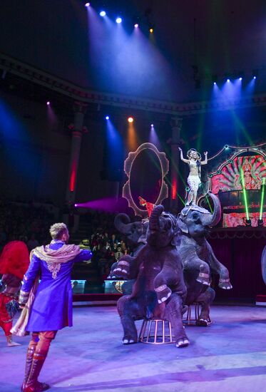 Premiere of new program "Bravo" at Moscow Nikulin's Circus