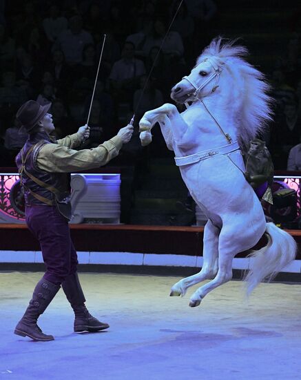 Premiere of new program "Bravo" at Moscow Nikulin's Circus