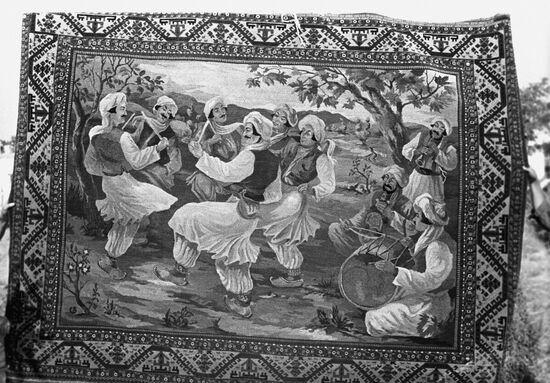 Turkmen handmade carpet