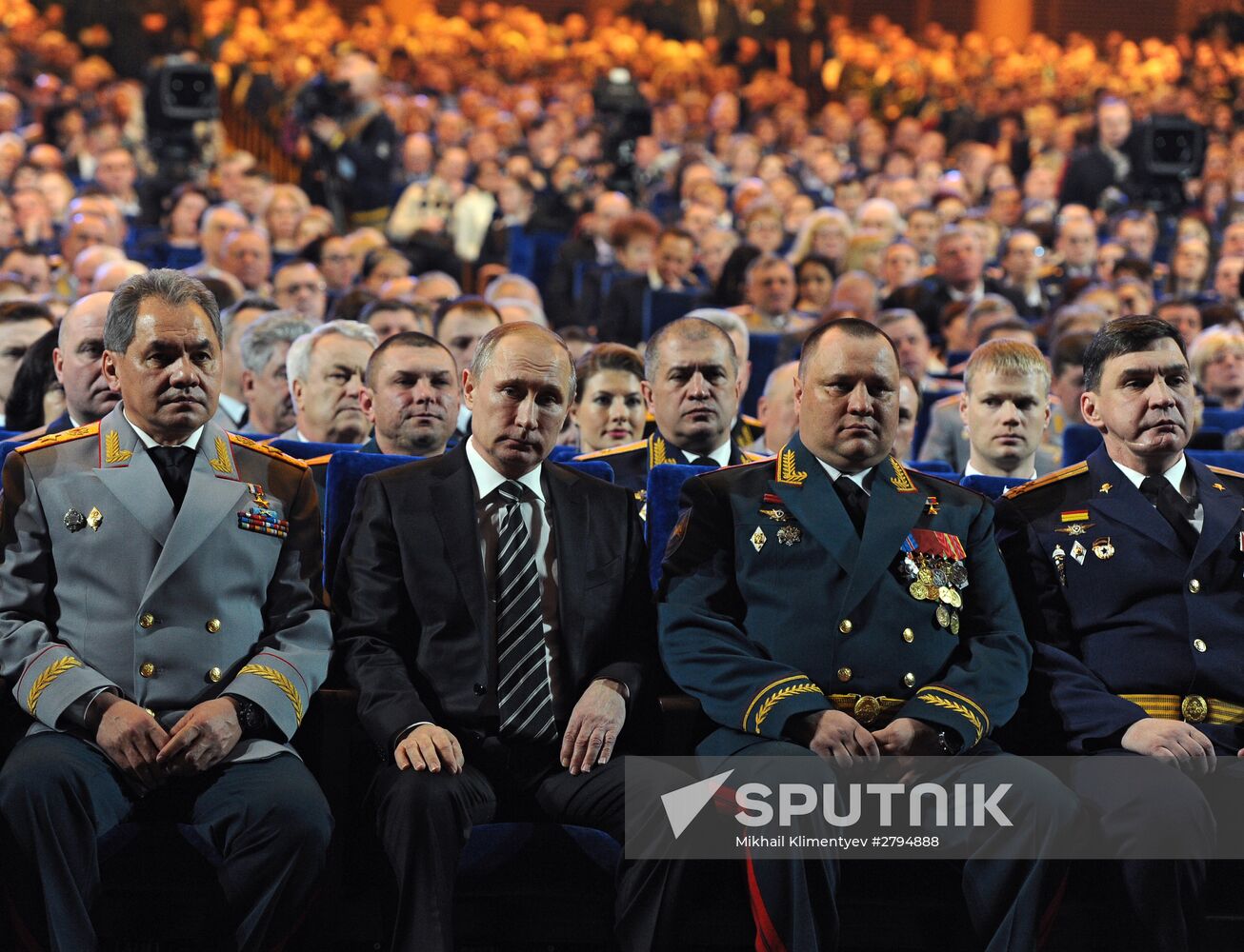 Russian President Vladimir Putin attends gala night in State Kremlin Palace