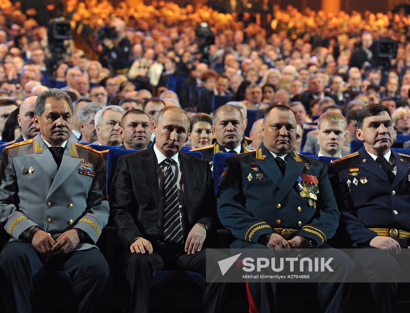 Russian President Vladimir Putin attends gala night in State Kremlin Palace
