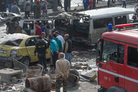 Terrorist attack in Syrian Homs