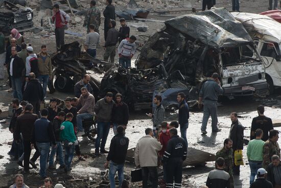 Terror act in Homs
