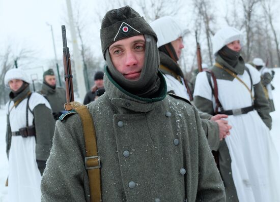 Military-historic reenactment "Battle of Stalingrad"