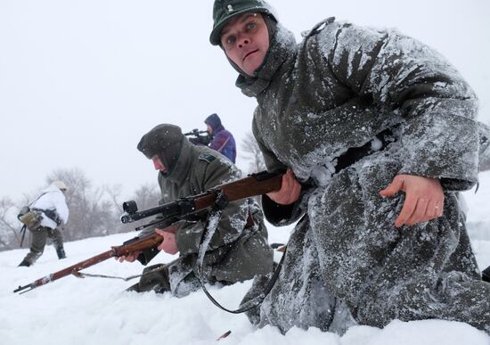 Military-historic reenactment "Battle of Stalingrad"