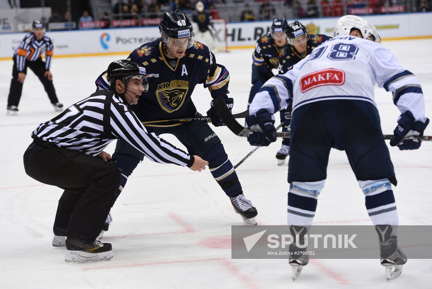 Kontinental Hockey League. Sochi vs. Dynamo Moscow
