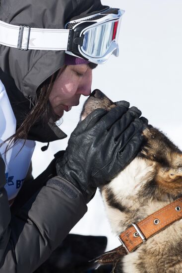 Beringia 2016 sled dog race on Kamchatka