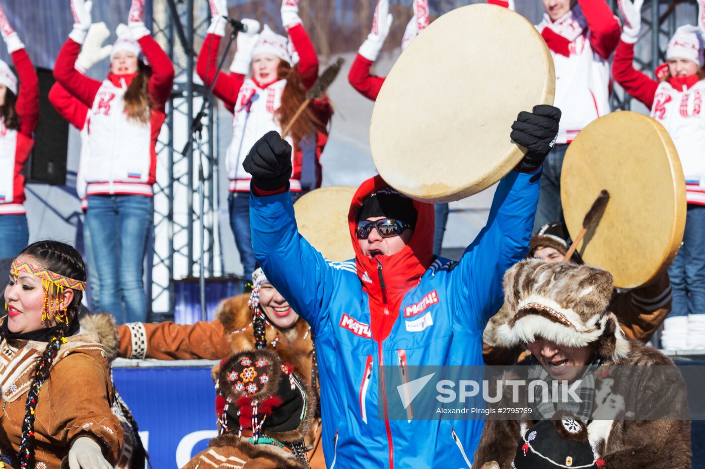 Beringia 2016 sled dog race on Kamchatka