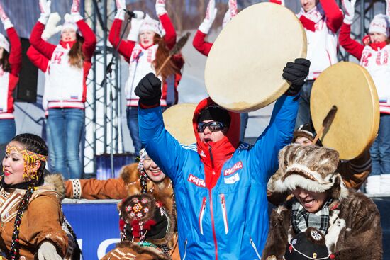Beringia 2016 sled dog race on Kamchatka