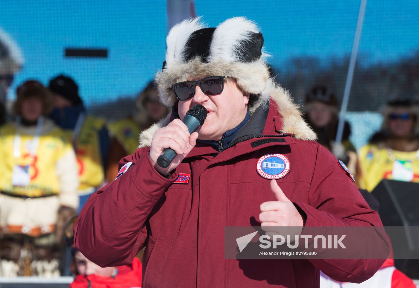 Beringia 2016 sled dog race on Kamchatka