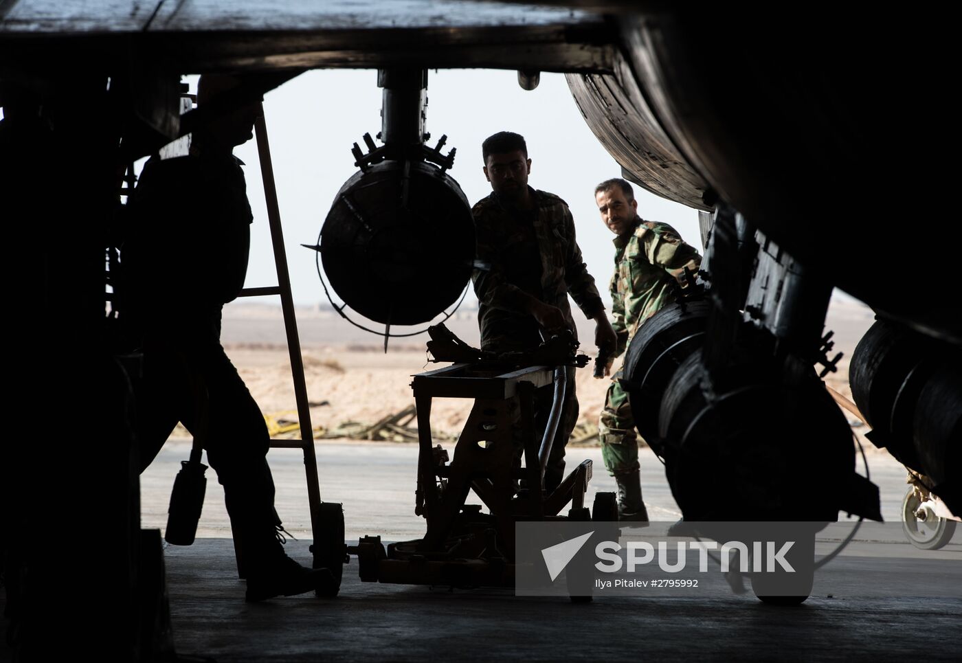 Syrian Air Force base in Homs province