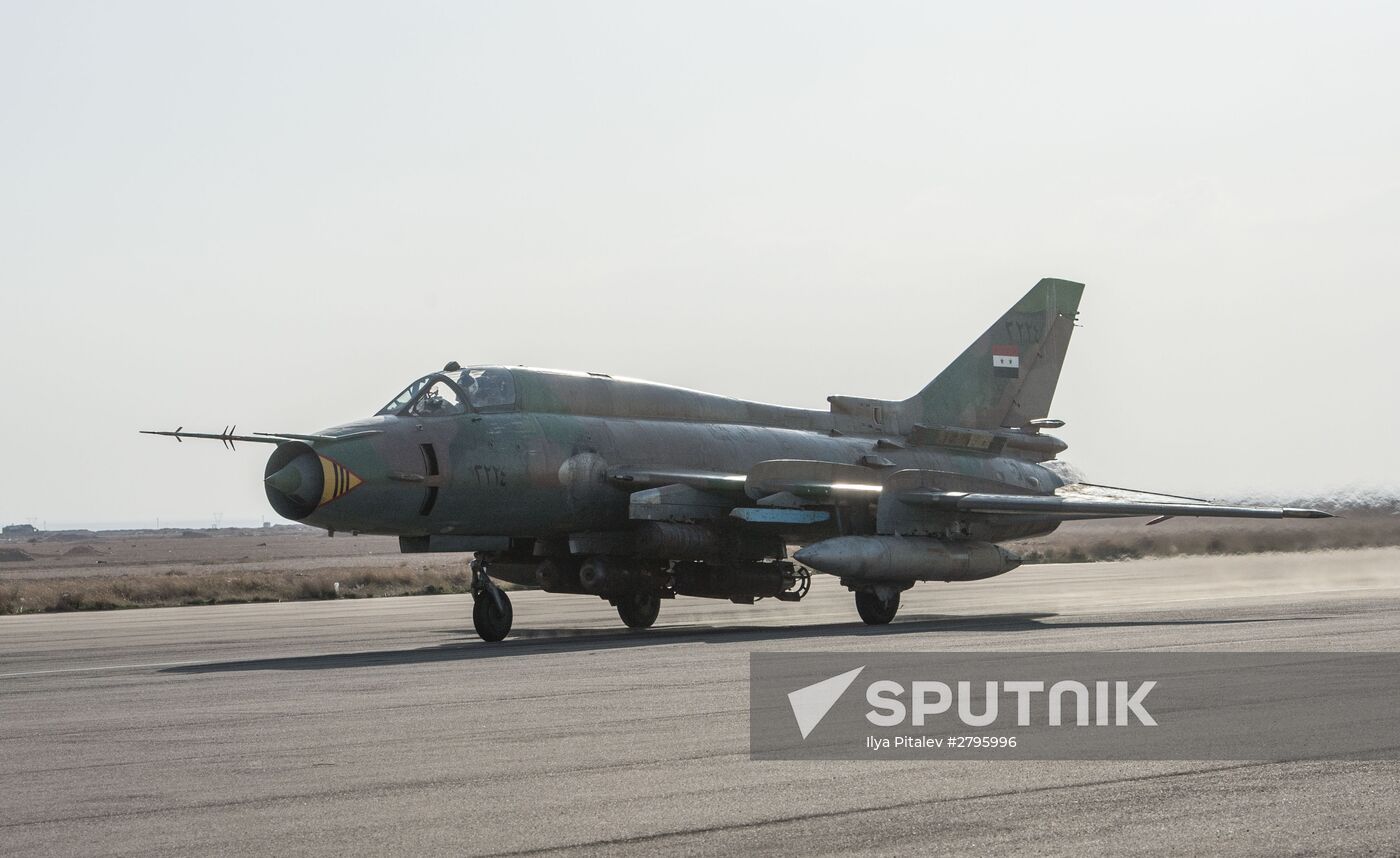 Syrian Air Force base in Homs province