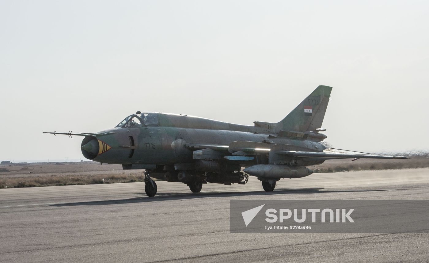 Syrian Air Force base in Homs province