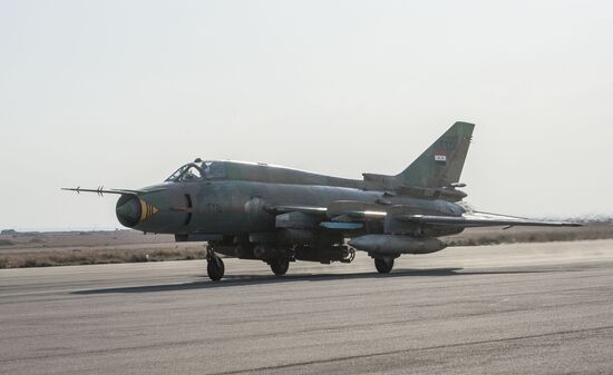 Syrian Air Force base in Homs province