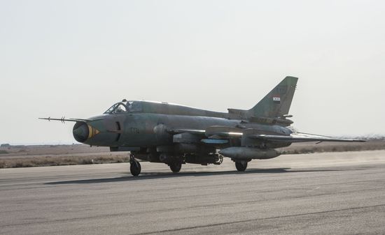 Syrian Air Force base in Homs province